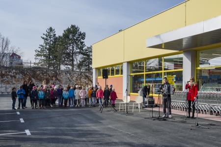 Otvoritev poslovne stavbe Eurospin in krožišča 2